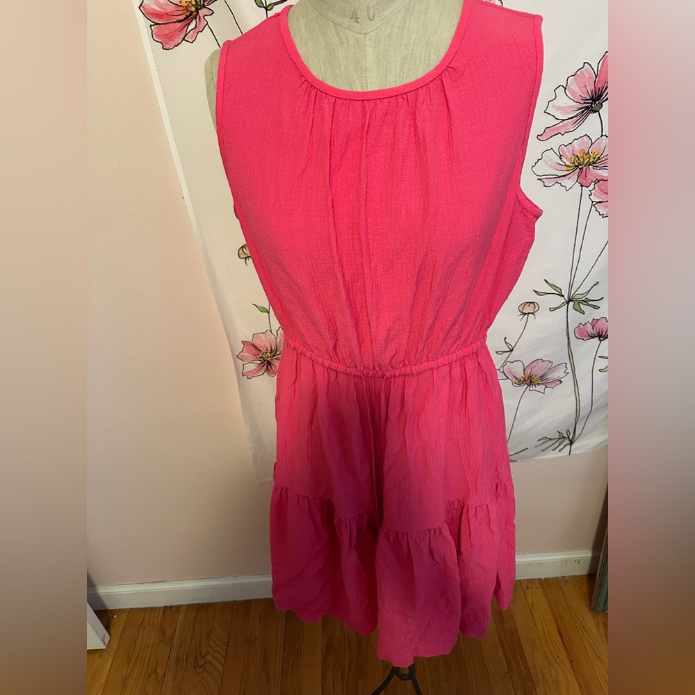 Vibrant Pink Sleeveless Dress perfect condition